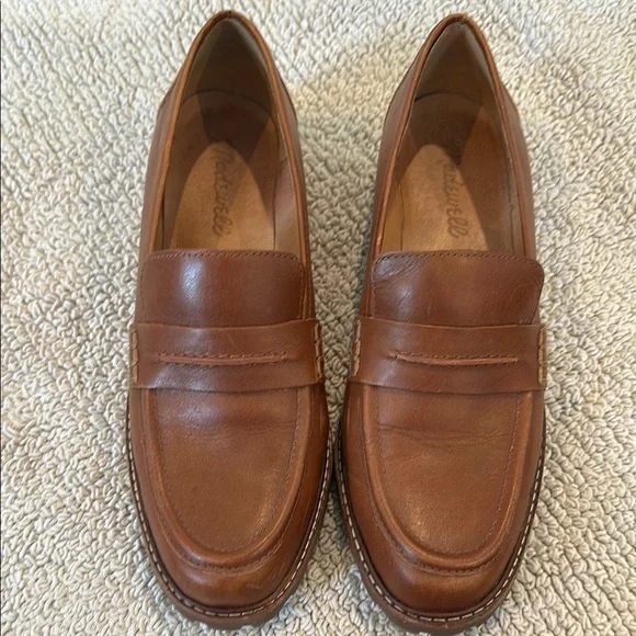 MADEWELL Brown Leather Loafers - Picture 5 of 14